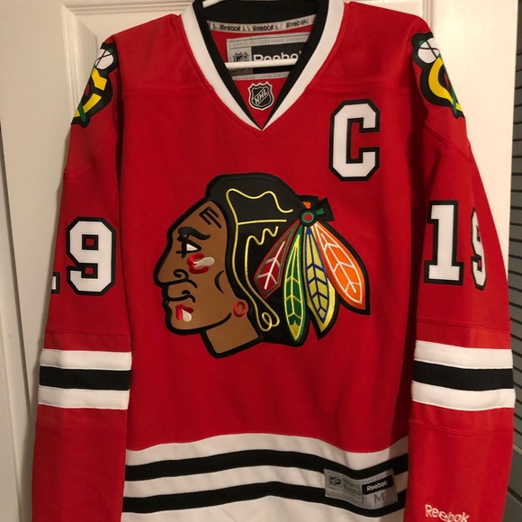 reebok blackhawks jersey